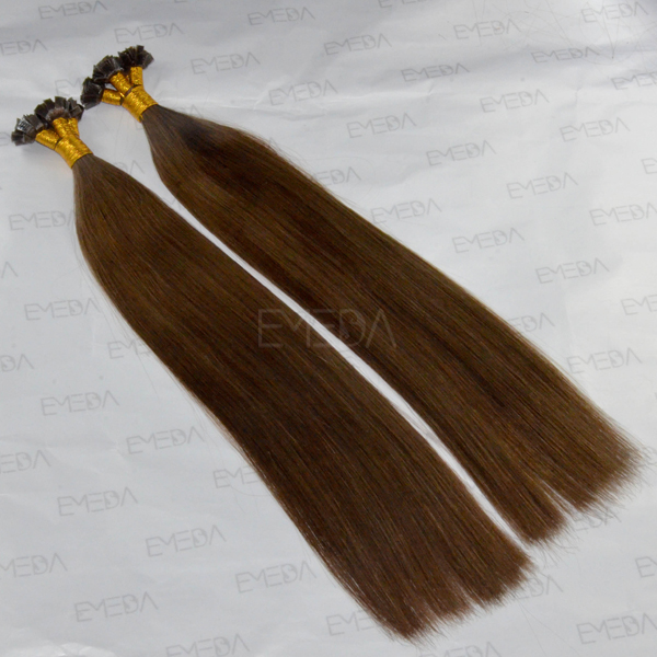 I U flat nail tip pre bonded Peruvian hair extension CX038